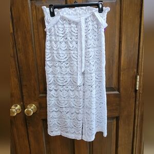 Decree Sz M Coverup Pants White Sz M W 26 R 11 L 19